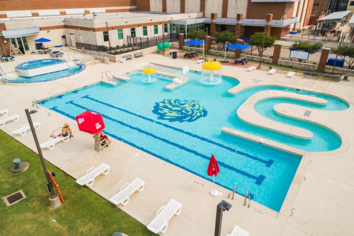 Great OutRoars pool at the Morris Rec Center.